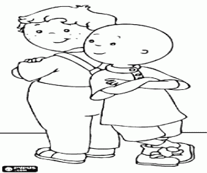 Coloriage Caillou Imprimer